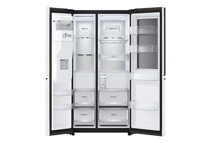 Tủ Lạnh LG Inverter 635 Lít Side By Side InstaView Door-in-Door GR-X257BG